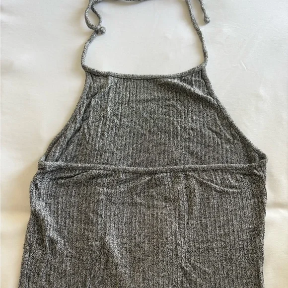 Gray Halter Top - Picture 2 of 2